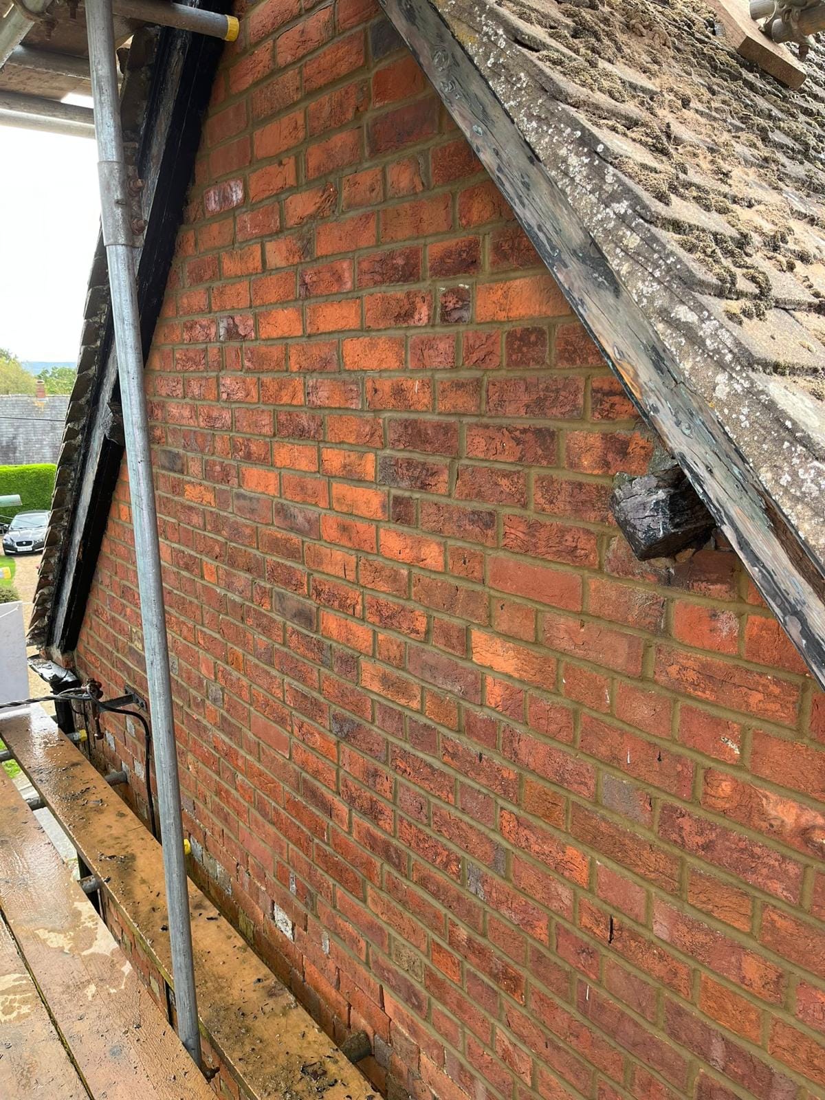 A completed roofing and building project by J P Building Services
