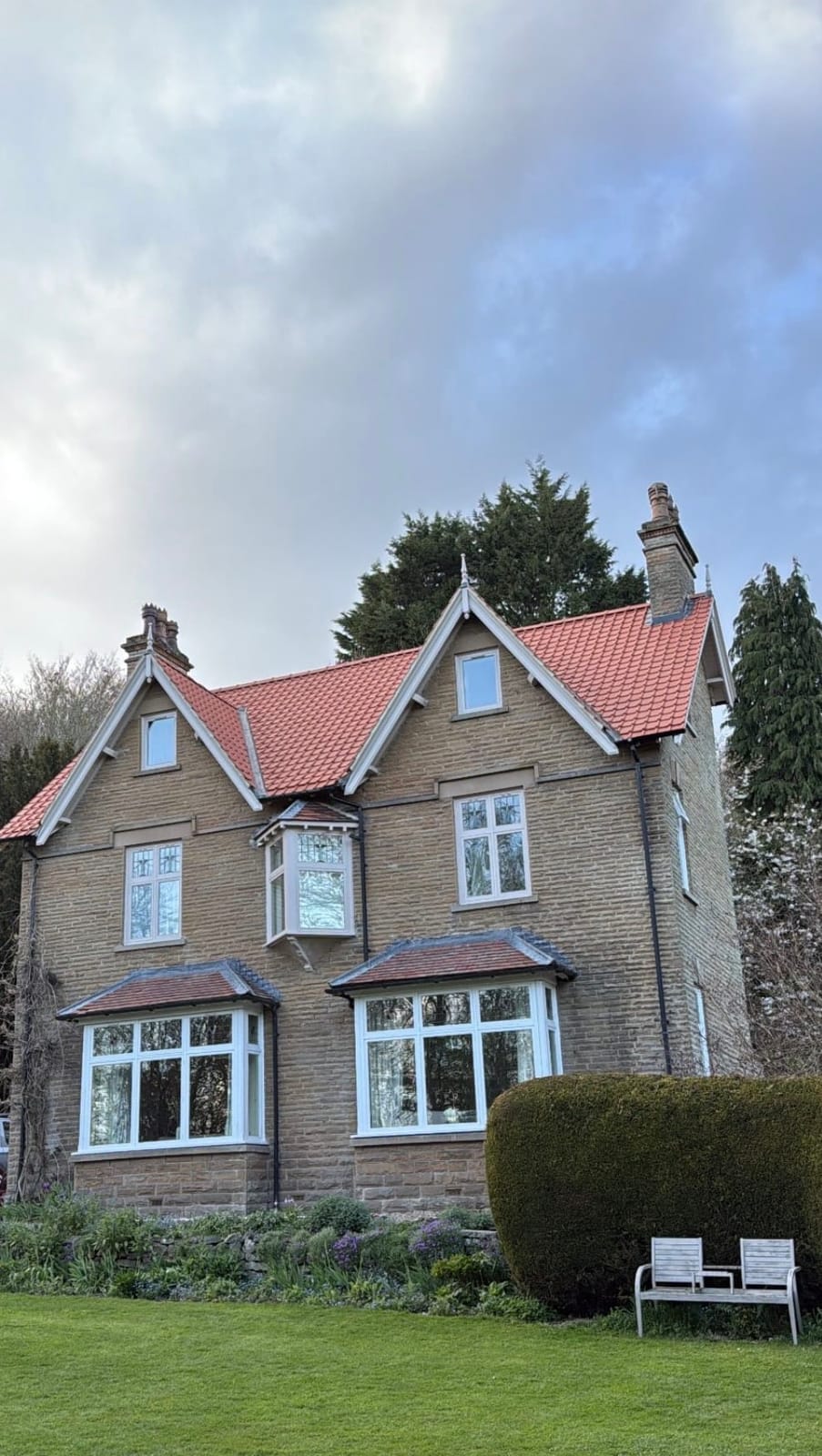 A completed re-roof by J P Building Services