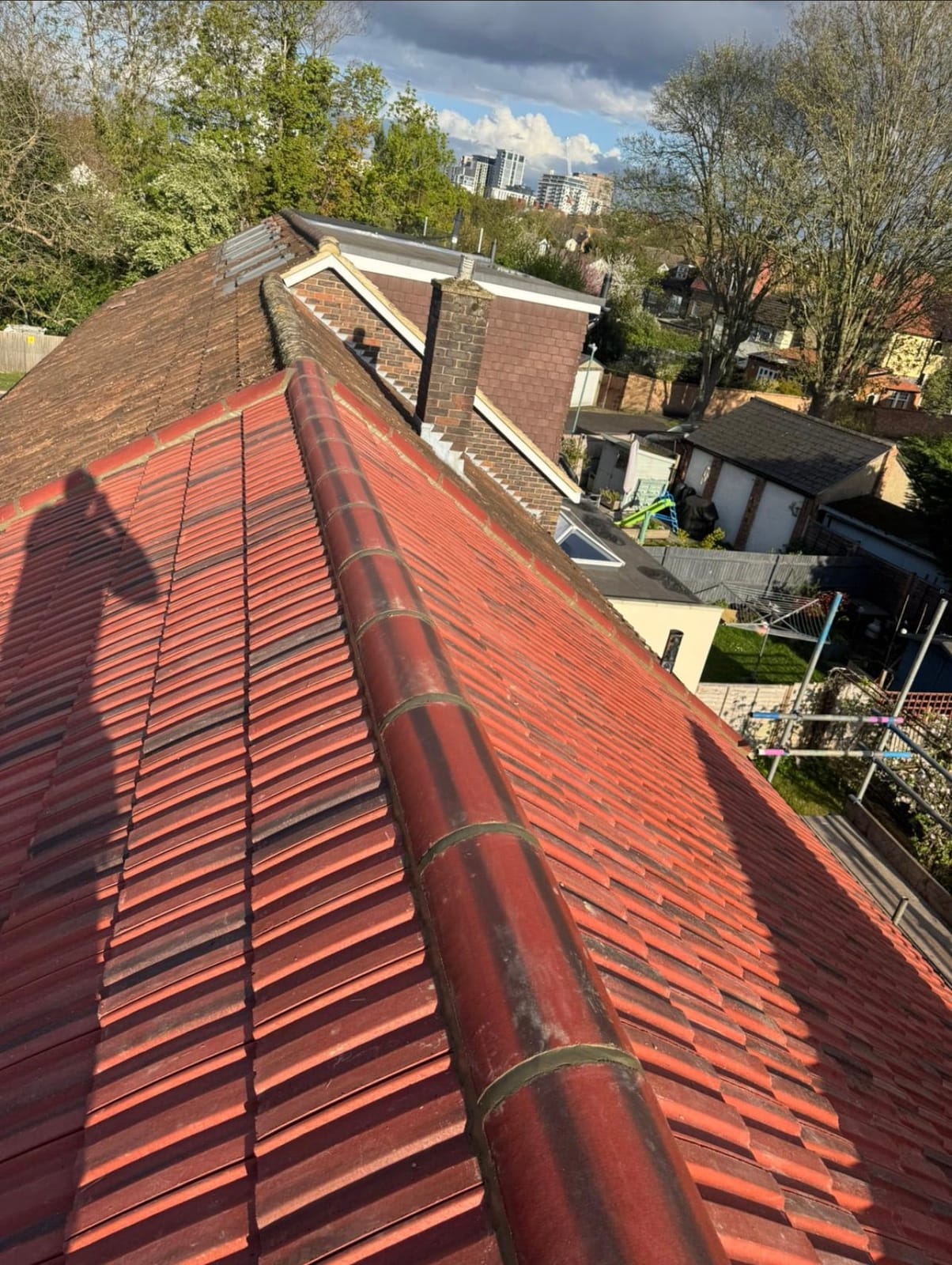 A completed roofing and building project by J P Building Services