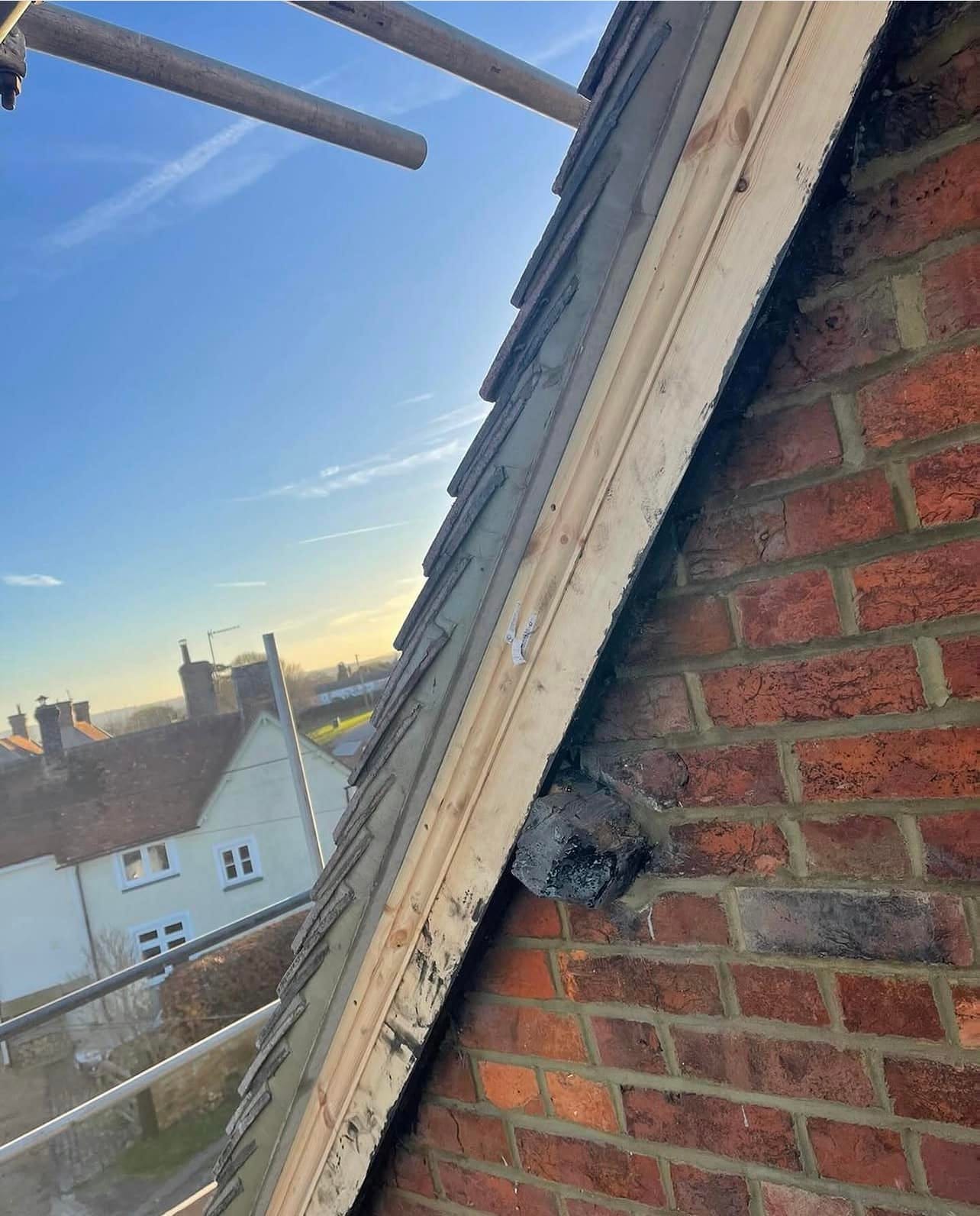 A completed roofing and building project by J P Building Services
