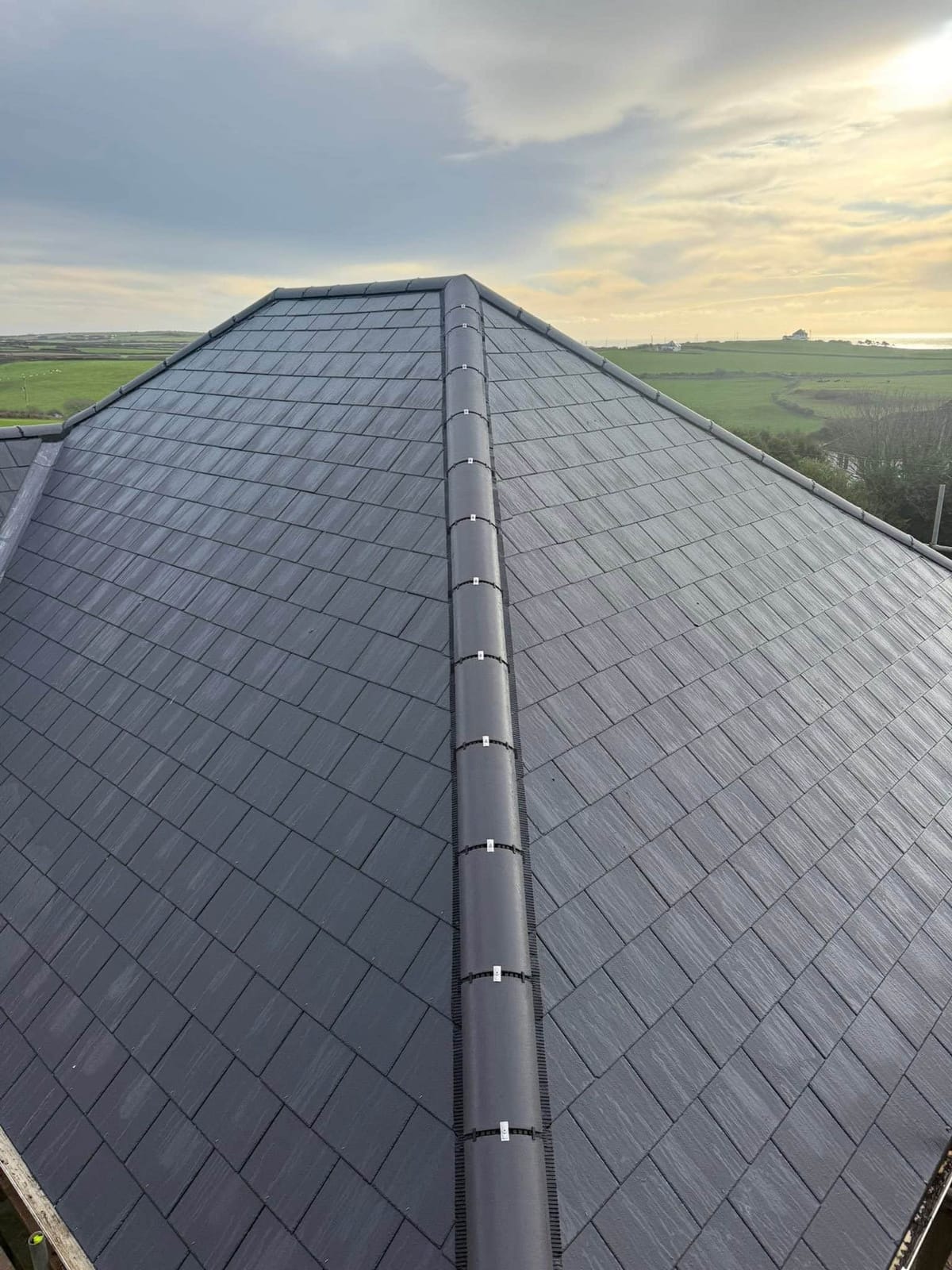 A completed roofing and building project by J P Building Services